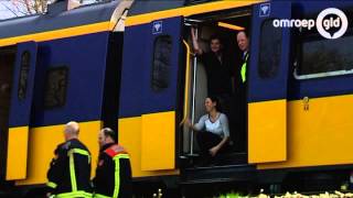 Trein stil bij Velp door defecte bovenleiding [upl. by Llenrahc]