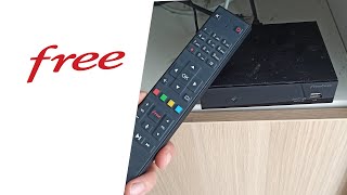 Freebox MINI 4K  association de la télécommande version courte FREE [upl. by Lucrece]