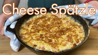 Easiest Cheese Spaetzle from scratch Next Level Mac amp Cheese [upl. by Wendy]