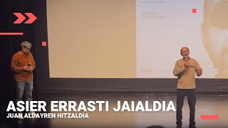 XXV ASIER ERRASTI FILM LABURREN LEHIAKETA  Hasiera ekitaldiko hitzaldia [upl. by Cran]