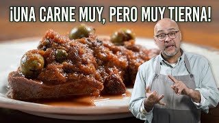 Cómo hacer lengua en salsa criolla  RECETA al estilo venezolano [upl. by Aenyl669]