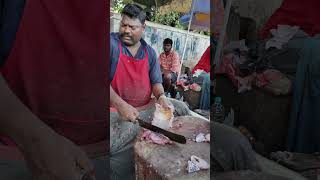 Big KODUVA FISH CUTTING BY SPEED SELVAM⚡️🦈🗡 kasimedu fishing seafood vadachennaimeenavan fish [upl. by Hsital]