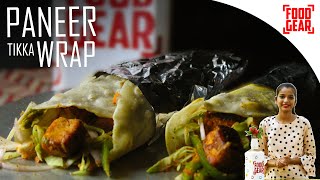 PANEER TIKKA WRAP RECIPE  PANEER TIKKA ROLL  PANEER TIKKA FRANKY  RESTAURANT STYLE  FOOD GEAR [upl. by Greiner147]