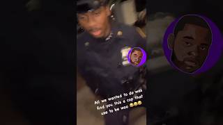 NYC goon found out his op became a NYPD police officer nypdblue nyc nydrill 😱😳 [upl. by Buddy518]