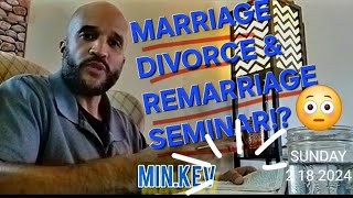 GINO JENNINGS ELDER MURRAY PASTOR DOWELL COREY MINOR MARRIAGE DIVORCE REMARRIAGE SEMINAR [upl. by Jenica246]