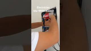 MCB Fast 3 phase wiring connection in house ravishankarraw electricianloverboy youtubeshorts [upl. by Nahseez]