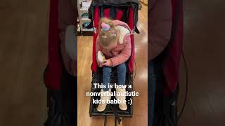 Nonverbal autism babbling [upl. by Katy]