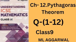 Pythagoras Theorem class 9ex12112ml aggarwal icse math [upl. by Eiuqcaj]