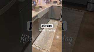 🌙 Kitchen cleanup after dark kitchencleaning cleanwithme cleaningmotivation cleaning shorts [upl. by Grata]