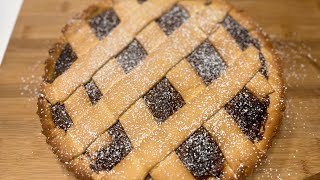 CROSTATA CON NUTELLA di Betty e Marco  Ricetta facile e veloce [upl. by Nahgen100]