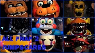 Every single FNaF 2 jumpscare [upl. by Acissj845]