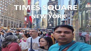 FULL HD New York Times Square Evening Time  Times Square Video  May 2024 [upl. by Dosh]