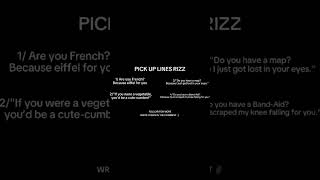 Rizz king👑🗿 rizz pickup pickuplines fyp viralshorts [upl. by Saihtam991]