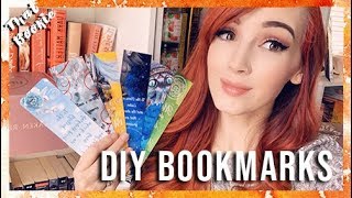 HOW TO MAKE DIY BOOKMARKS  PRODUCTS I USE [upl. by Roane28]