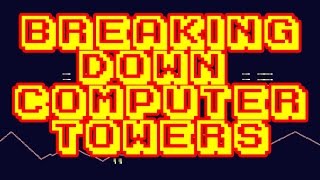 Electronic Scrap Computer Tower Breakdown [upl. by Lilith]