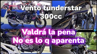 Vento thunderstar 300cc vale la pena no es lo q parece [upl. by Ylimme]