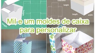 Mil e uma caixas Grátis para personalizados [upl. by Charters]