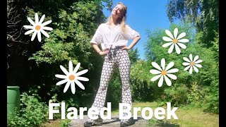 FLARED BROEK DIY  Rosalie Boom 31 [upl. by Notsob]