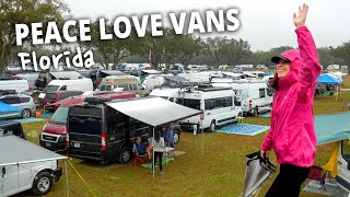 VANLIFE Party in the Rain 🚐✨☔ PEACE LOVE VANS 2024 [upl. by Hilary]