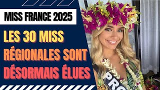 Profile des 30 candidates à Miss France 2025 qui aura lieu le 14 décembre au Futuroscope [upl. by Arua]