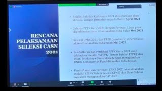 Bulan Pendaftaran Sekolah Ikatan Dinas  PPPK  CPNS 2021 [upl. by Meehsar434]