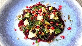 🍂 Österreichisches Rote BeteCarpaccio  einfach schnell lecker Perfekt für Herbst und Winter ❗ [upl. by Yonit]