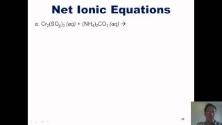 Chapter 4  Reactions in Aqueous Solution Part 2 of 6 [upl. by Candice464]