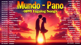 Mundo Pano Sana 🎵 Romantic OPM Top Hits 2024 🎵 Top Tagalog Acoustic Songs Cover Of All Time [upl. by Firehs]