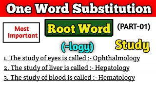 Different types of studies and names I one word Substitutions I A list of different types of studies [upl. by Ynnelg218]