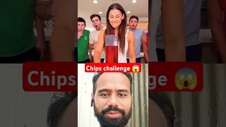 Swipe chips challenge 😱 challenge funny chips fun [upl. by Annawt]