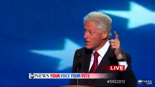 Bill Clinton DNC Speech COMPLETE Were In This Together vs Youre On Your Own [upl. by Nallad]