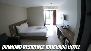 Bangkok Hotel near MRT Sutthisan  Diamond Residence Ratchada Hotel [upl. by Adas]