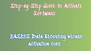 EASEUS Data Recovery Wizard Installation Simple StepbyStep Instructions [upl. by Elmina829]