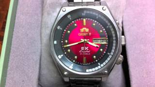 Vintage Orient SK Crystal 21 Jewel Automatic Watch [upl. by Thgiwd]