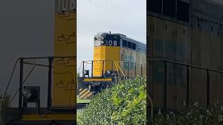 ETR 108 heads to Ojibway light power shorts railfaning trains [upl. by Enrev]