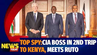 US Spy Agency CIA Boss Director William Burns in Nairobi Meets President William Ruto Over Security [upl. by Yesima931]