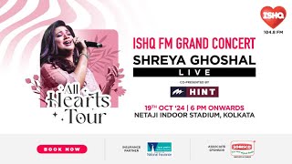 Ishq FM Grand Concert  Shreya Ghoshal Live  Kolkata [upl. by Aiva]