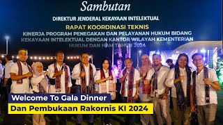 Welcome To Gala Dinner Dan Pembukaan Rakornis KI 2024 [upl. by Alyakem]