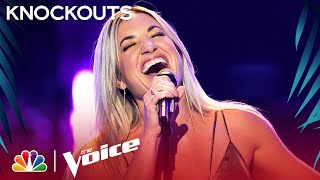 Morgan Myles Emotional Performance of quotWhat the World Needs Now Is Lovequot  The Voice Knockouts 2022 [upl. by Nahgam136]