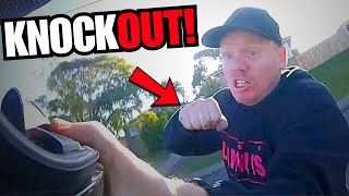 WHEN BIKERS FIGHT BACK 2024  BEST OF ROAD RAGE ANGRY KARENS AND EPIC MOTO MOMENTS [upl. by Naihtniroc]