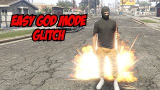 The Easiest God Mode Glitch in GTA5 Right Now [upl. by Hewett]