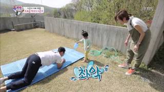 HIT 슈퍼맨이 돌아왔다  지온 도마뱀도 장수풍뎅이도 무섭지 않아 좋아해20150517 [upl. by Dorsman]