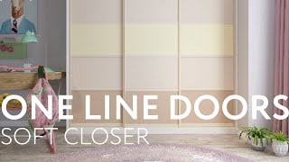 Installation of the soft closer for oneline sliding doors [upl. by Ker956]