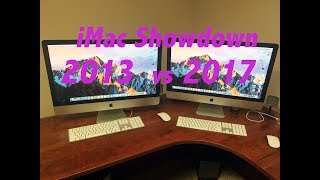 2017 IMac 27 vs 2013 iMac 27 and Review [upl. by Eentirb]