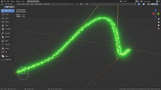 Blender Tutorial  Particle curve guide [upl. by Elahcar]