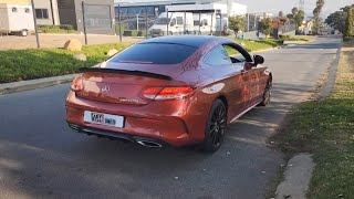 This tuned Mercedes C200 AMG sounds great with Downpipe and Res Delete  review [upl. by Yereffej]