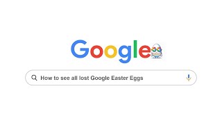 How to see the lost Google Easter Eggs [upl. by Miguela317]