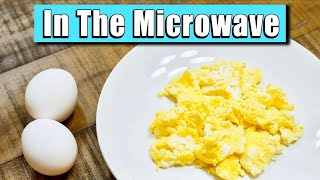 How To Make Scrambled Eggs in the Microwave [upl. by Crudden]