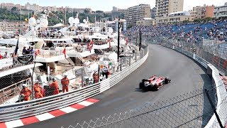 VIEW FROM ALL THE TRIBUNES OF GRAND PRIX OF MONACO FORMULA 1 [upl. by Fuchs]