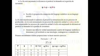 Video explicativo del Ejercicio 1 Proposiciones y tablas de verdad [upl. by Rae]